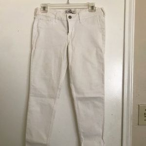 Hollister White Super Skinny Jeans